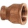 Red brass threaded fitting reducing socket type 3240 1"" x 1/2"" 266363 NEW