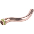 Aalberts copper pressfitting V-contour bend i/a Ø...