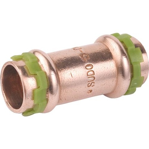 Aalberts copper press fitting V-contour socket Ø 12 mm, type P5270 5270VW12 NEW