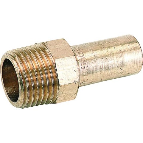 Aalberts racor a presión bronce de cañón racor a presión 18x3/4"" AG P 4280 G 4280GVW1834 NUEVO