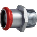 Eurotubi C-steel press fitting M-contour transition...