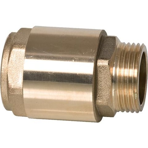 Clapet anti-retour filetage femelle vers filetage mâle 3/4 avec insert métallique et joint Viton NOUVEAU