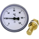 AFRISO Bimetaal wijzerplaatthermometer DN 15...