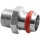 Eurotubi C-steel press fitting V-contour transition socket with outlet external thread 22 mm x DN 20 (3/4) NEW