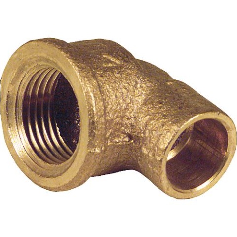 IBP Raccord à souder en bronze 4090g Coude 90°, 16mm x 1/2 femelle NOUVEAU