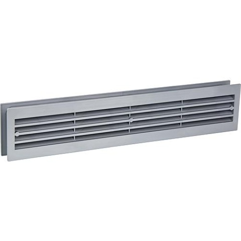 UPMANN plastic ventilation grille colour stainless steel installation dimension 434 x 90mm 50605 NEW