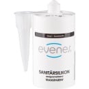 Silicone sanitario EVENES trasparente 80ml cartuccia...