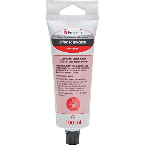 fermit oven black in 100ml tube NEW