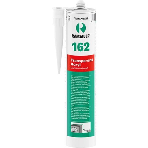 Ramsauer Acrylic 162 transparent mastic et adhésif monocomposant pour joints 310ml NOUVEAU