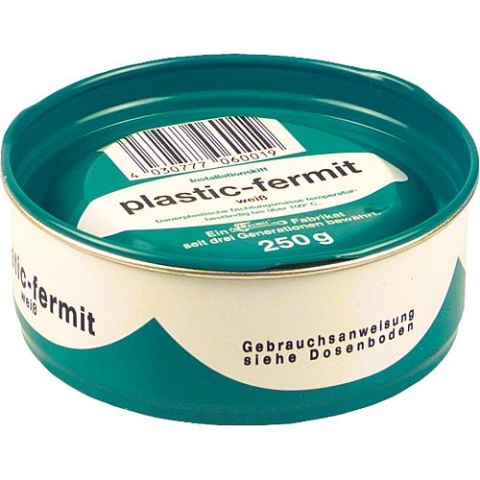 fermit plastic white 1/4 kg can (W117) 6001 NEW