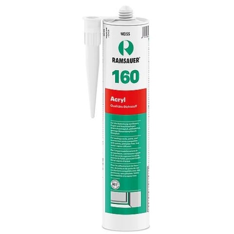 Ramsauer Acryl 160 wit plasto-elastisch voegkit 310ml 1300302 NIEUW