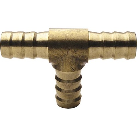 T-hose connector DN 15 (1/2"") brass 174912 NEW