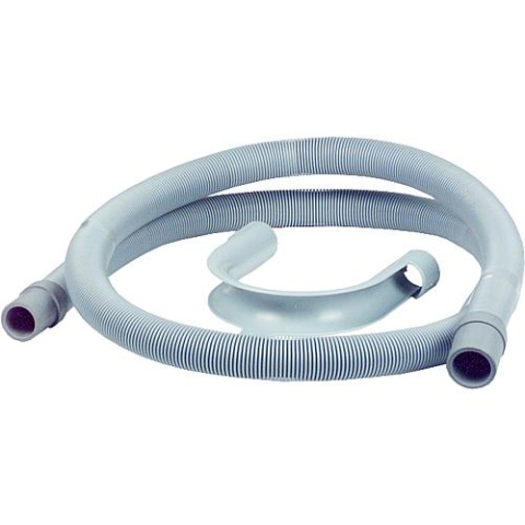 Tuyau dévacuation en spirale 3/4 x 3500 mm pour machine à laver le linge en plastique NOUVEAU