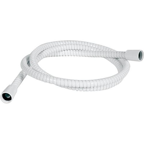 Manguera de ducha Evenes DN15-125cm Powerflex (resistente al acodamiento), blanca, ambos lados 1/2- cono AB NUEVO