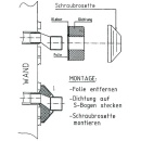 fermit Dichtung für Wandarmatur Breite 31mm, Inhalt...