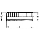 PVC-U - Klebefitting Druckschlauchtülle, 32 mm...