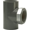 PVC-U - Adhesive fitting T-piece, 25 mm x 3/4"", cylind. Thread on outlet 621.20.02.25.3/4 NEW