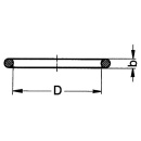 PVC-U - Zelfklevende fitting Ronde afdichtingsring EPDM, 32 mm, voor buisfitting 648.41.00.32 NIEUW