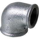 ATUSA Malleable iron fitting galvanised no.90R Angle red....