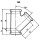 Racor de fundición maleable Hermann Schmidt galvanizado No.165 Pieza en T 45° d = 3/4 NUEVO