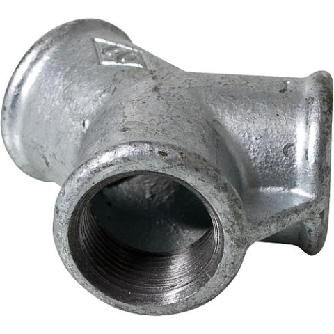 Hermann Schmidt malleable cast iron fitting galvanised no.220 Y manifold d = 3/4 NEW