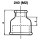 ATUSA Malleable cast iron fitting steel no.240 Reducing socket, Ø 3/8"" x 1/8"" NEW