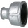 Hermann Schmidt malleable cast iron fitting galvanised No.240 Reducing socket d = 3/8x1/4 NEW