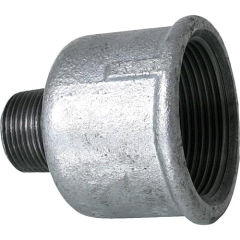 Malleable iron fitting galvanized No.246 Reducing socket I/A d = 3/4x1/2 NEW