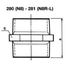 Hermann Schmidt Malleable iron fitting galvanised No.280...