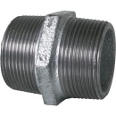 Malleable iron fitting galvanized No.280 Double nipple d...