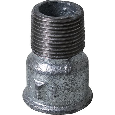 Herraje de hierro maleable galvanizado No.526 Extensión d = 3/4x40 NUEVO