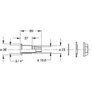 Adaptateur de tuyau Bonomini 3/4 avec raccord de tuyau...