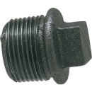 Hermann Schmidt malleable cast iron fitting, black Plug...