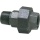 Hermann Schmidt malleable cast iron fitting, black screw connection 1 (i/a) Type 341, conical sealing NEW