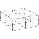 Evenes Plexiglas Sorteerbak transparant 120x120x50mm NIEUW