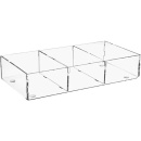 Evenes Plexiglas Sorting Box transparent 240x120x50mm NEW