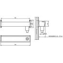 Kanal odplywowy L=600mm, stal nierdzewna, z syfonem DN40,...