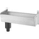 Drainage channel L=800mm, stainless steel, with siphon...