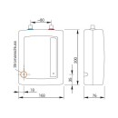 Kleine doorstroomwaterkoker egaliseert EPO2-5 drukbestendig 5,5kw 230 Volt NIEUW