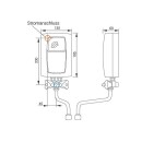 Kospel small instantaneous water heater EPS2 Twister incl. fitting 3,5kw 230 Volt NEW