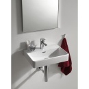 Laufen Pro S lavabo con enjuague manual 450x340mm, blanco, con rebosadero, 1 agujero de grifo en el centro NUEVO