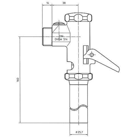 Uitlaatmondstuk Nil ca. 100mm lang 122/15 122/15 NIEUW