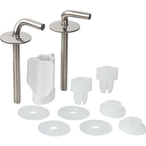 Charnière de WC Hamberger Sanitary Haro BO302Y acier inoxydable, écrou FastFix, réglage en 2 points 400023 NOUVEAU