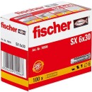 Fischer Tampons Fischer-SX Type SX 6 x 30, UE = 100 pièces 70006 NOUVEAU