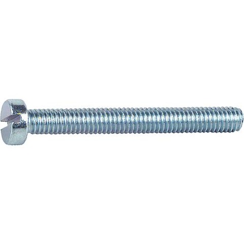 Tornillo cabeza cilíndrica 4.8 ranurado M 6 x 30 DIN 84 galvanizado PU 100 4001796551956 NUEVO