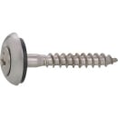 Plumbers screws, blank with sealing washers, stainless...