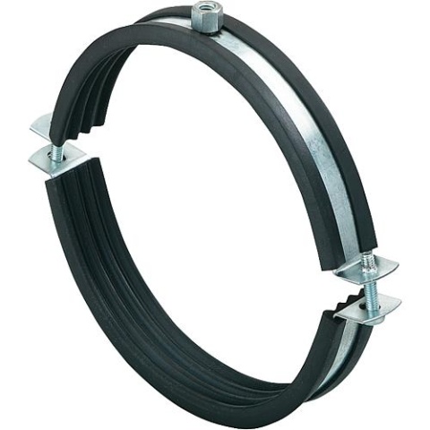 Collier de ventilation Fischer LGS 100, M8/M10, galv. ø de tuyau NW 100 79493 NOUVEAU