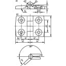 Charnières Kipp, plastique A1 15 mm, A2 20 mm 1...