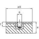 RUBBERPOMP TYPE E 50 x 20 mm, IT M 10 K0573.05002055 NIEUW