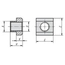 Tuerca Kipp para ranuras en T, dimensión de la...